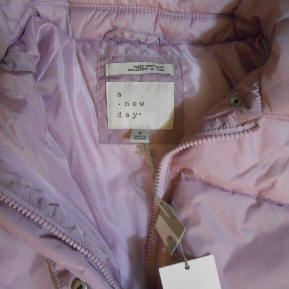 A NEW DAY COAT-PUFFER-WOMEN'S SIZE SMALL-MAUVE PINK-NEW WITH TAGS - Picture 2 of 4